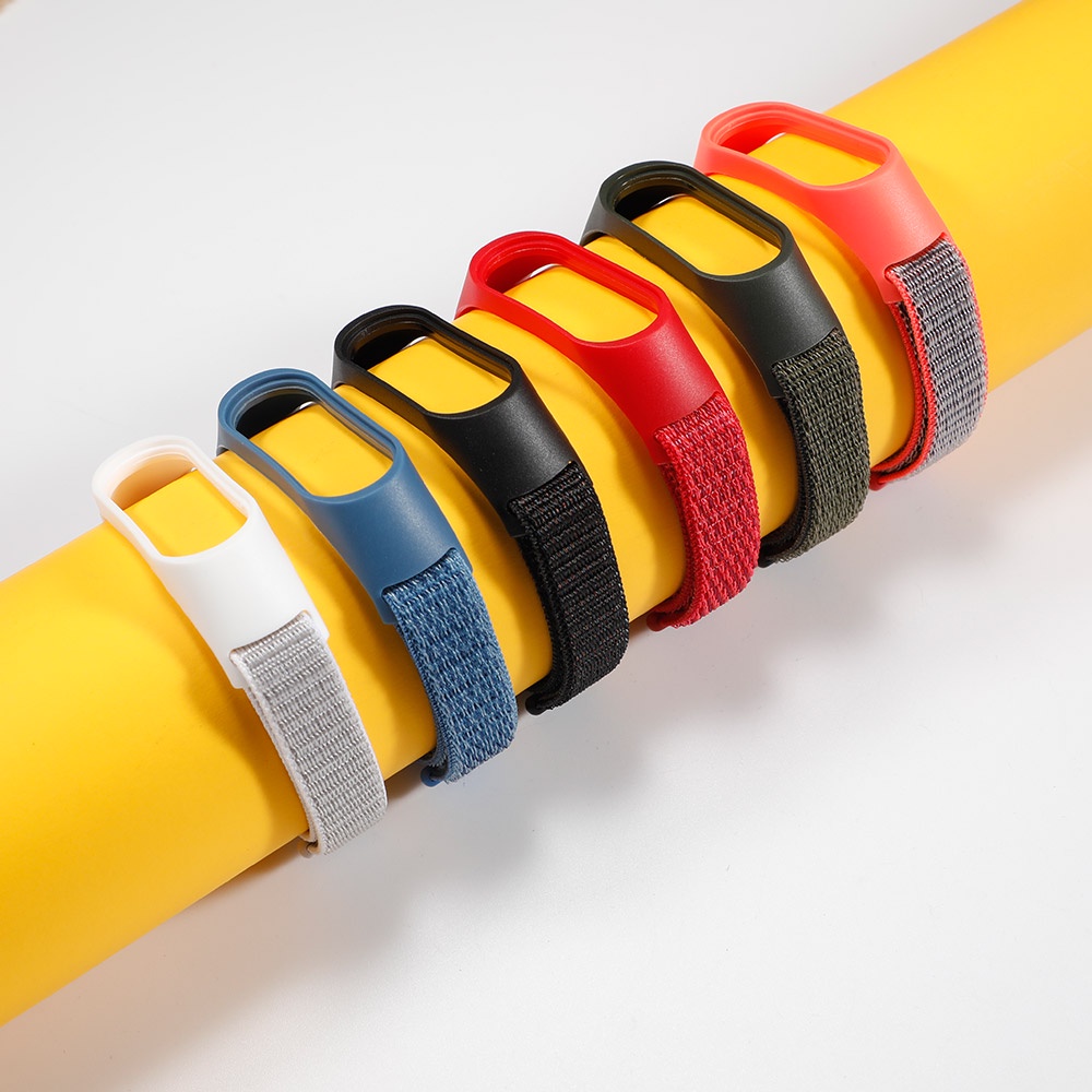 Dây Đeo Thay Thế Chất Liệu Nylon Cho xiaomi Mi band 6 7 6 5 4 3
