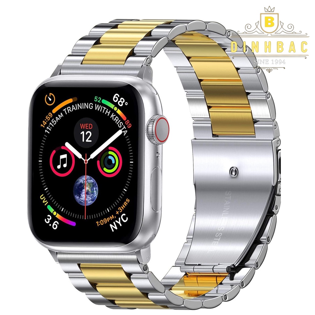 Dây đồng hồ apple watch hợp kim không rỉ đẳng cấp sang trọng dây đồng hồ seri 6/5/4/3/2/1