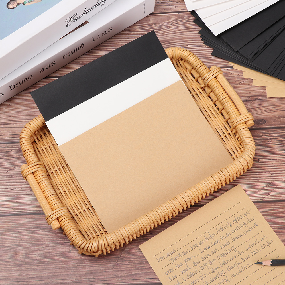 ❤LANSEL❤ 10Pcs Vintage Wedding Invitation Office Supplies Kraft Paper Kraft Envelopes Business Gift European Style DIY Craft Stationary Greeting Card/Multicolor