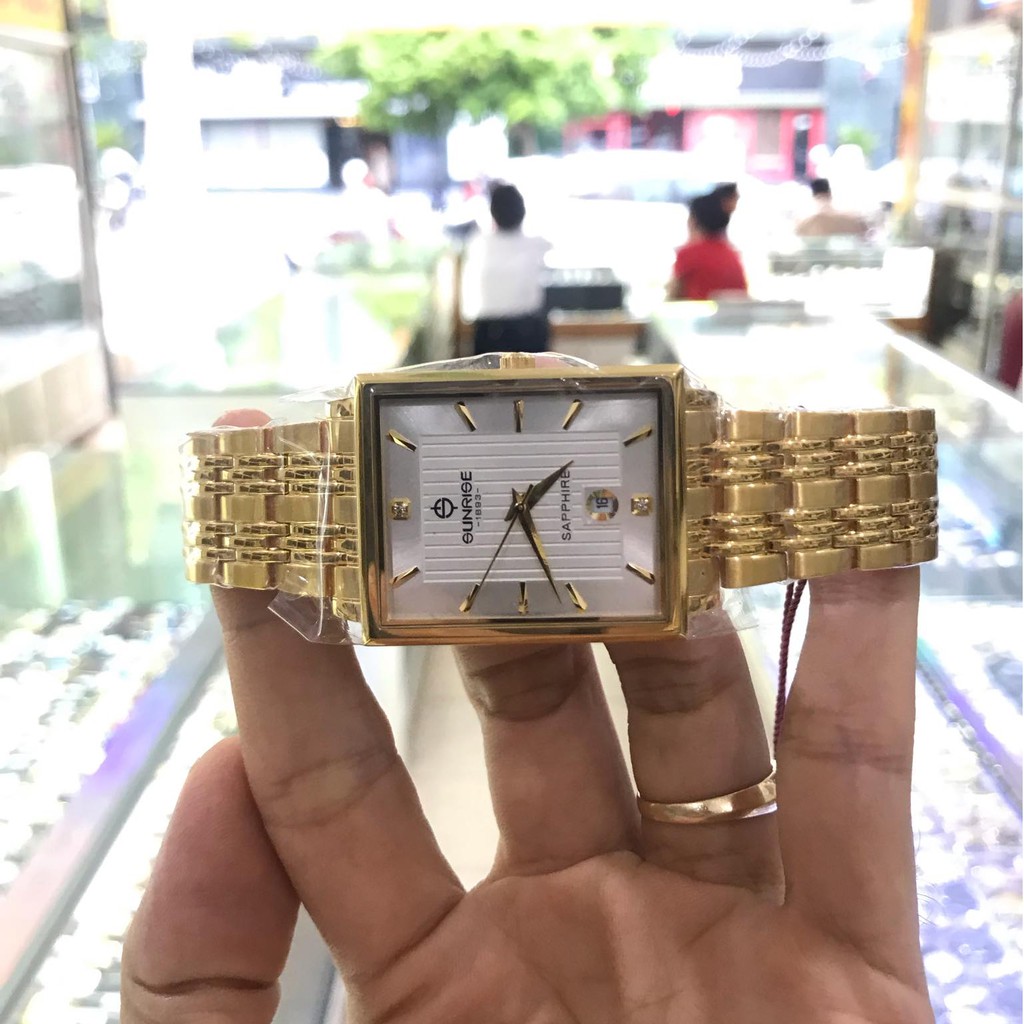 Đồng hồ nam SUNRISE 1190SA full hộp, kính sapphire chống xước chống nước tốt | BigBuy360 - bigbuy360.vn