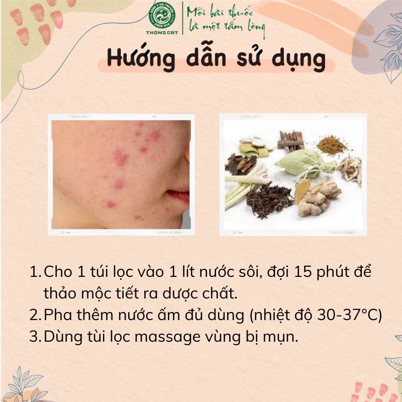 Bột rửa mặt thảo dược THÔNG CÁT HCM làm đẹp da, giảm mụn, dưỡng da trắng sáng, loại bỏ tế bào chết và tái tạo da