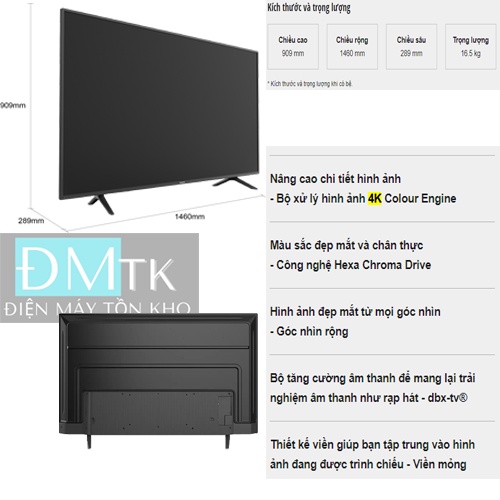 Android Tivi Panasonic 4K 65 Inch TH-65JX620V 2021 - Điện Máy Tại Kho