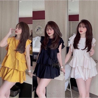Sét peplum bèo ngực bigsize 60=>90kg