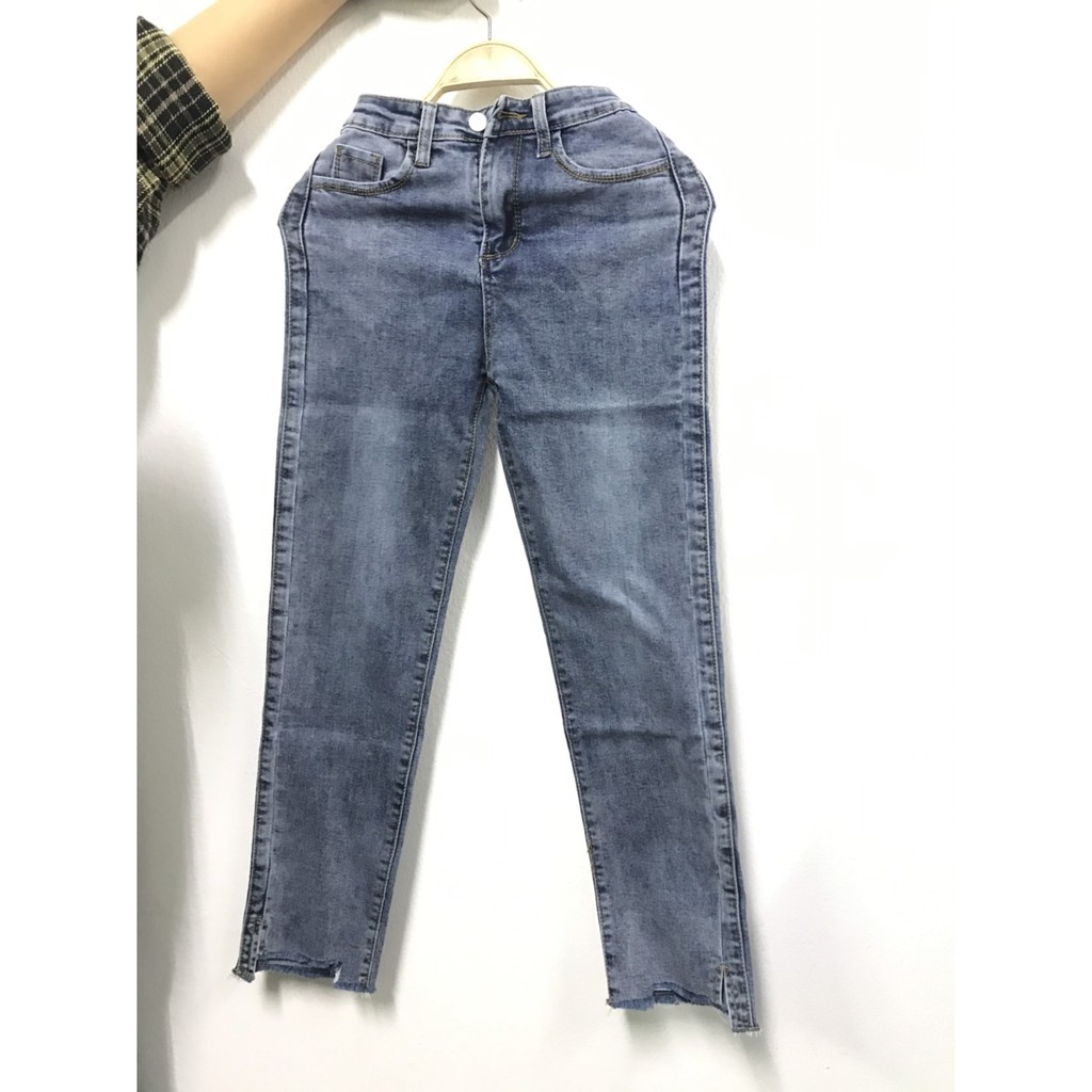 Quần Jean Hack Chân Siêu Dài