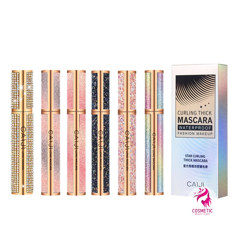 Mascara CAIJI Kháng Nước Lâu Trôi Vỏ Ánh Kim Cương Sành Điệu P57