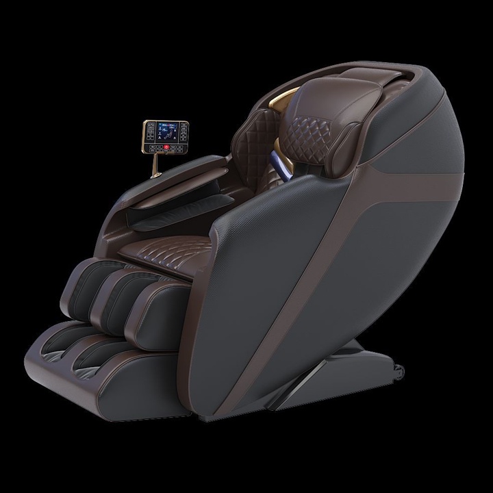 Ghế massage toàn thân Nhật Bản, Máy mát xa tooàn thân con lăn di động Silicon cao cấp Topsky M432