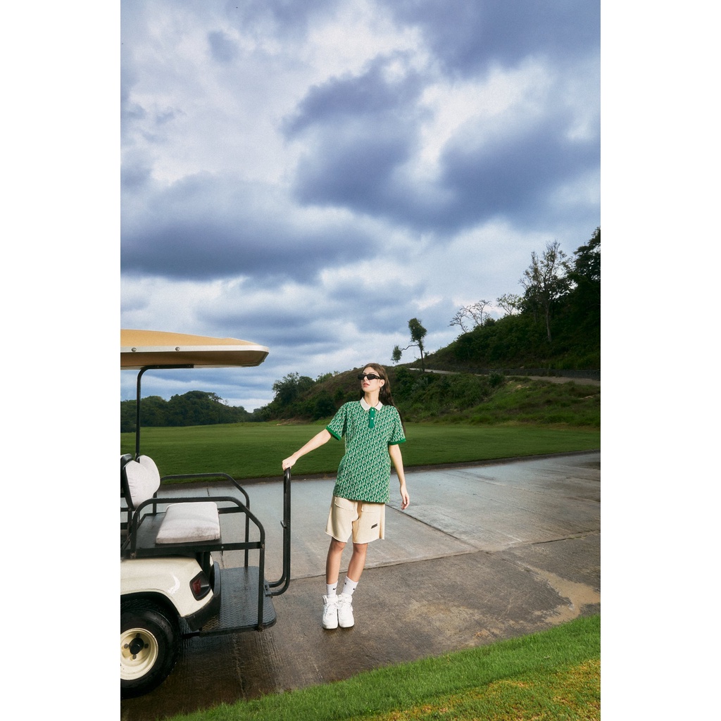 Áo phông nam MIKENCO Monogram polo