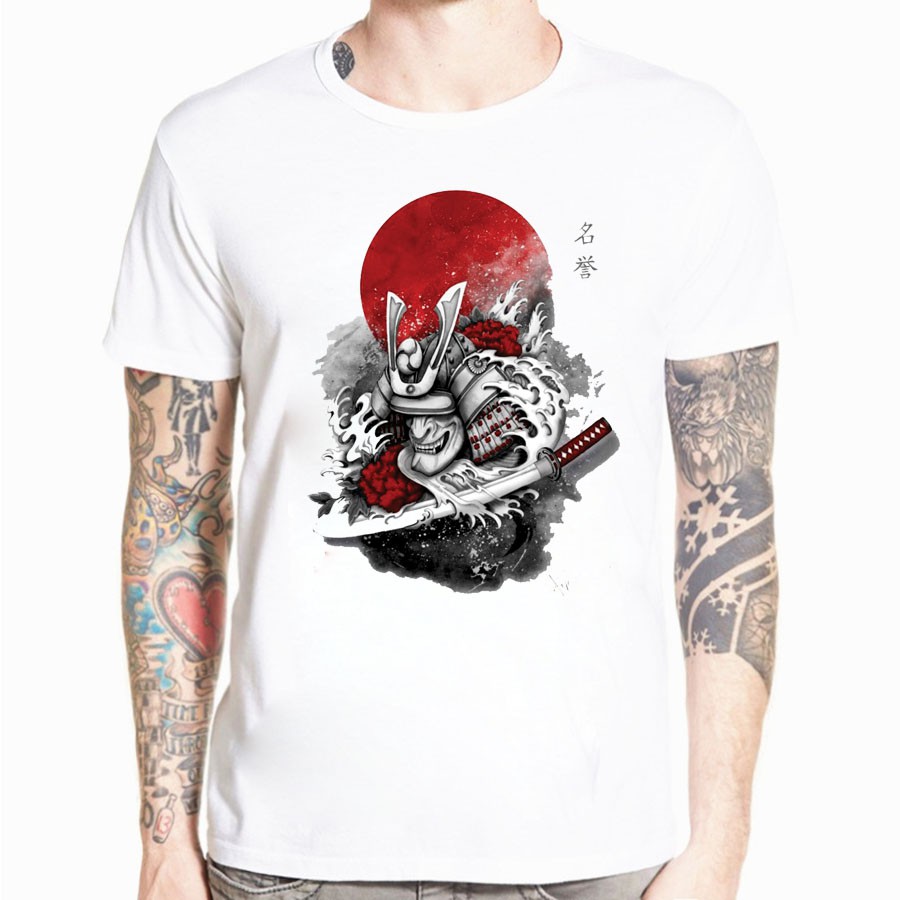 Áo phông Samurai mặt quỷ