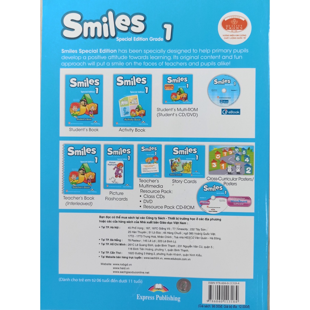Sách - Smiles Special Edition Grade 1 (Student's Book)