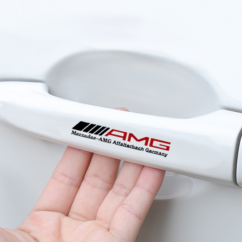 AMG Nhãn dán xe Mercedes Benz Decal sửa đổi ô tô Tay nắm cửa Kiếng chiếu hậu Hình dán trang trí Đối với GLB200 GLA B200 A180L A200L