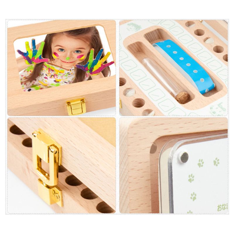 Hộp Đựng Răng Sữa Em Bé Giúp Khử Trùng Răng / Rốn Giúp Tiết Kiệm Không Gian