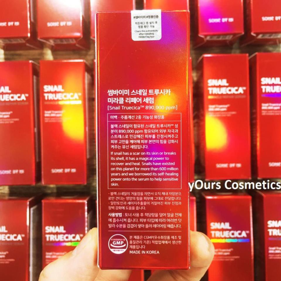 [ĐỔI TRẢ 1-1]Serum Ốc Sên Some By Mi Snail Truecica - Tinh Chất Ngừa Sẹo Mờ Sẹo Mụn Thâm Mụn Some By Mi Miracle Repair | BigBuy360 - bigbuy360.vn