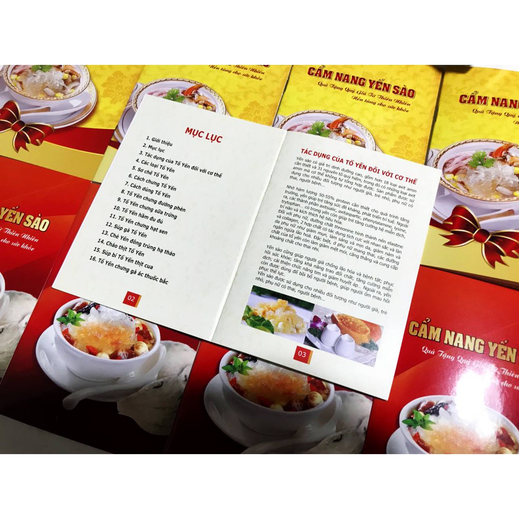 10 CUỐN CẨM NANG YẾN SÀO 16 TRANG LUÔN BÌA | BigBuy360 - bigbuy360.vn
