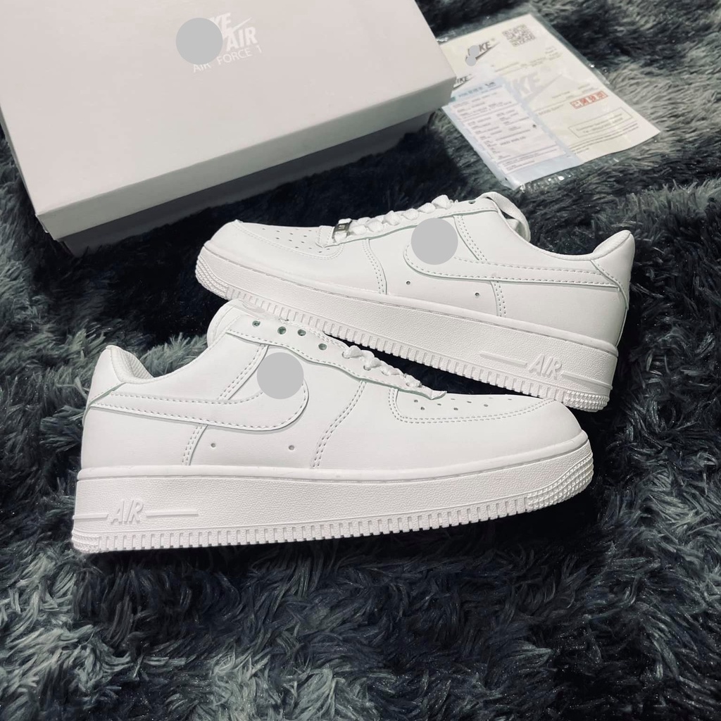 Giày thể thao AF1 Trắng , Giày sneaker air force 1 trắng full nam nữ bản SC sz 36-43