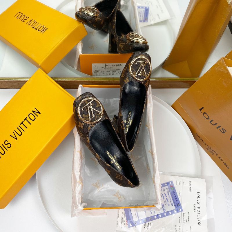 hx Giày Cao Gót 7p Tag Khoá Tròn Da Mềm Êm Fullbox Bill Túi Cao Cấp