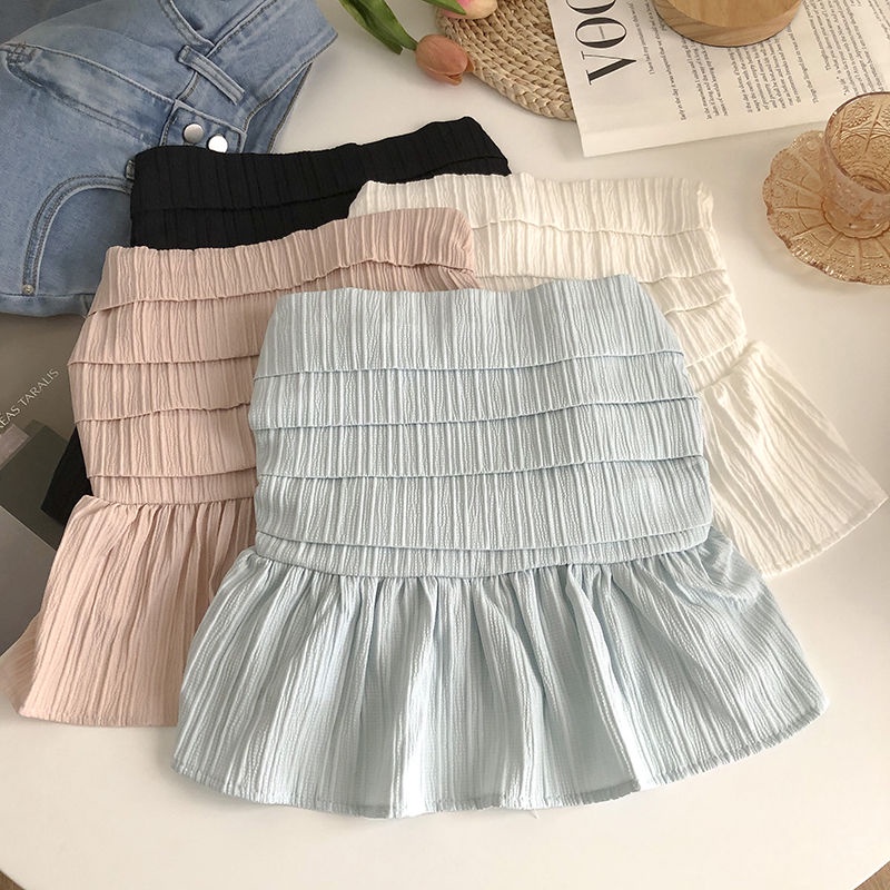 Áo Ống Ngắn Phong Cách Hàn Quốc Thời Trang Mùa Hè Mới Cho Nữ