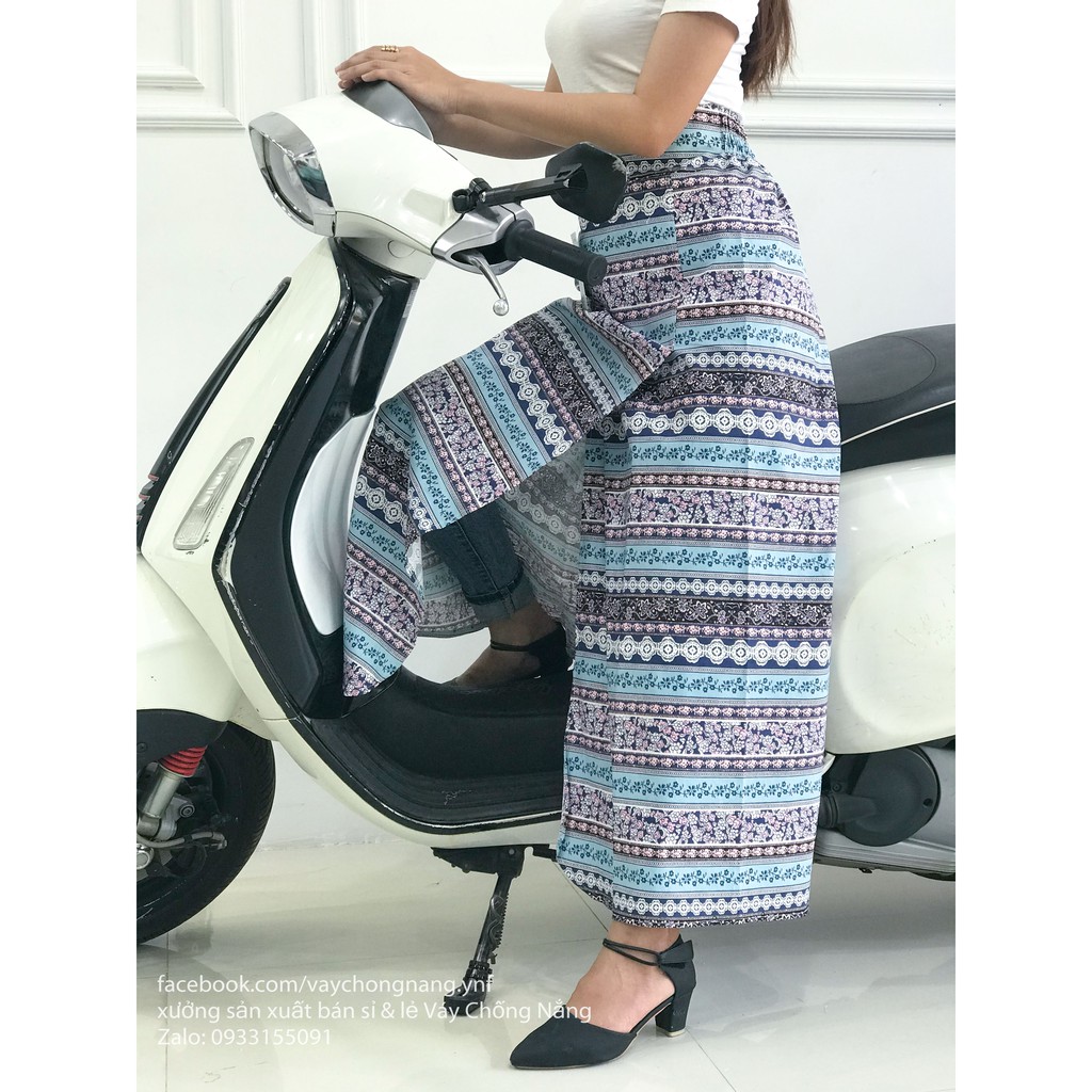 [được chọn mẫu] Váy chống nắng freeSize kaki bông xẻ tà | BigBuy360 - bigbuy360.vn