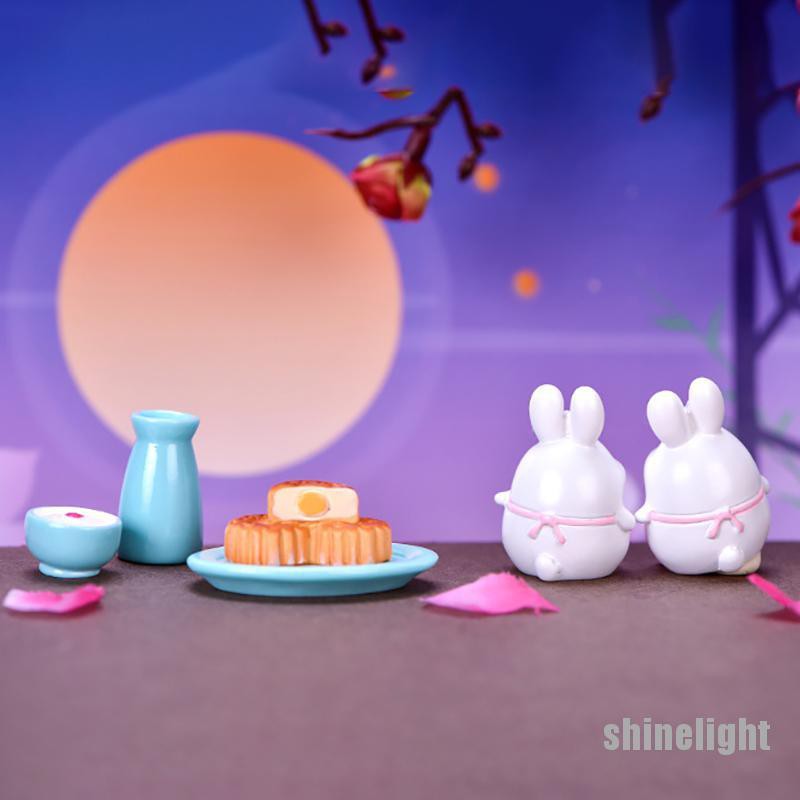 Mô Hình Thỏ Mini Trang Trí Xinh Xắn