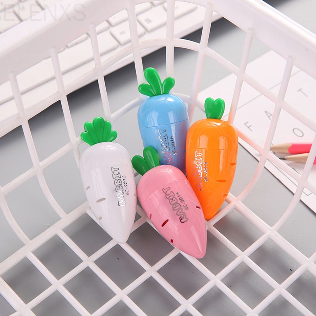 Dụng cụ mài dao bằng nhựa hình củ cà rốt dễ thương