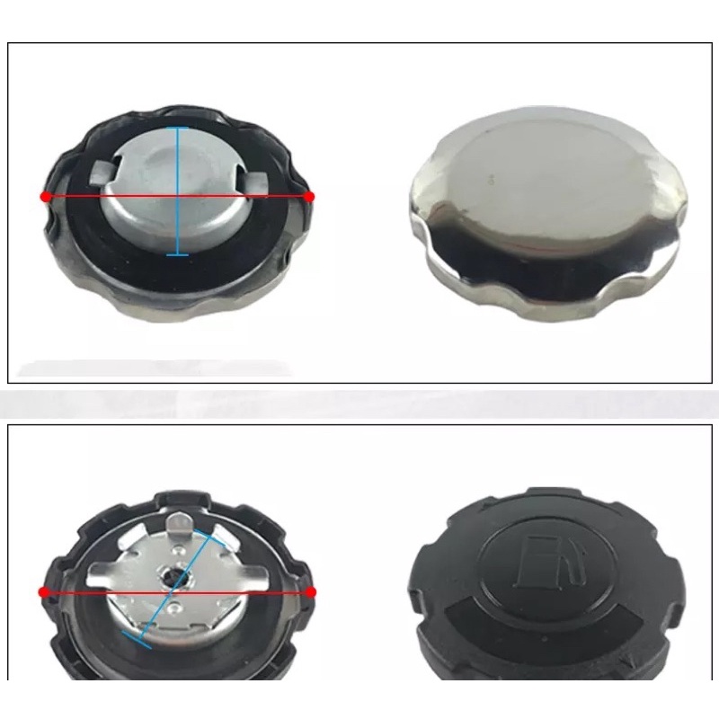 Nắp Bình xăng , Nắp bình nhiên liệu Cho 168F 170F GX160 5.5hp 6.5hp 7.5hp