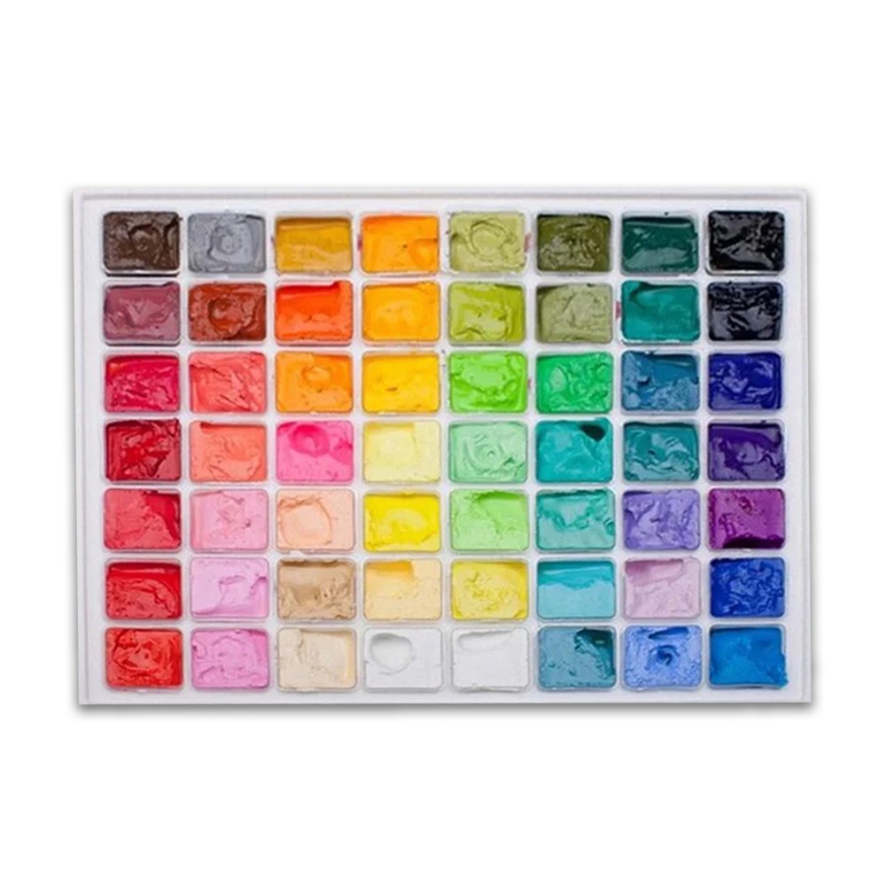 Màu Gouache Himi 18 , 24 , 56 màu dạng thạch jelly miya gouache