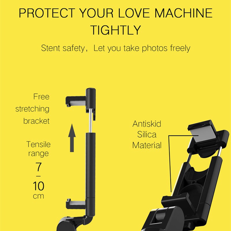 Gậy chụp ảnh tự động Bluetooth không dây 3 trong 1 dành cho iphone / Android / Huawei Có thể gập lại cầm tay Monepad Shutter Remote Chân mở rộng mini BPTZ4 | BigBuy360 - bigbuy360.vn