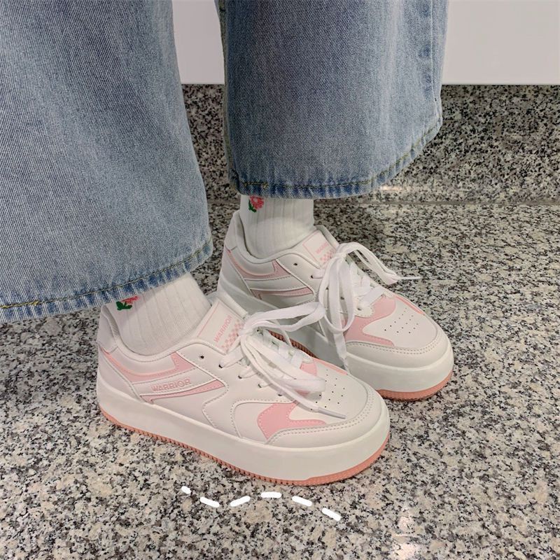 Giày Thể Thao Đế Dày Cổ Cao Màu Xanh Dương Sữa Thời Trang Xuân Hè 2022 Dễ Thương