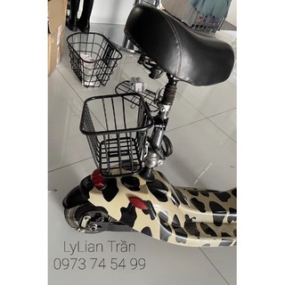 Giỏ sắt xe đạp điện , giỏ sắt xe scooter , giỏ sắt xe đạp - sơn tĩnh điện kích thước nhỏ gọn chịu lực cao