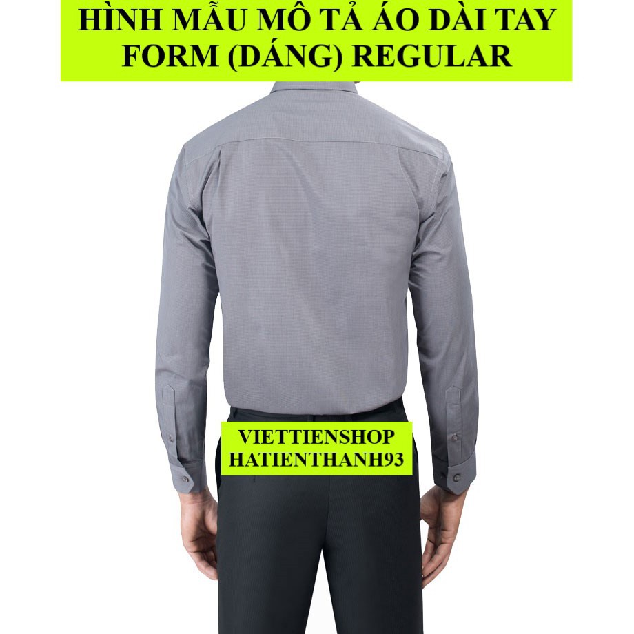 cotton áo nam (REGULAR) ÁO SƠ MI VIỆT TIẾN NGẮN TAY VÀ DÀI TAY MÀU TRẮNG