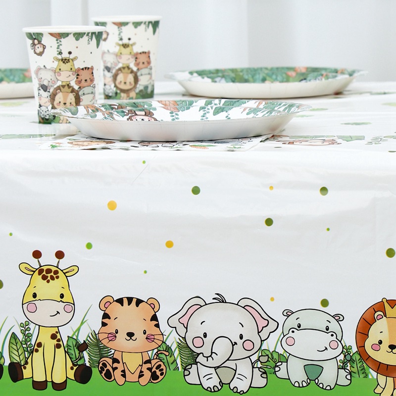 Bộ Dụng Cụ Dùng Bữa Bằng Giấy In Hình Hoạt Hình One Piece Dùng Cho Sinh Nhật 1 Tuổi