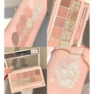 Phấn mắt CLIO 08 Into Lace tone cam ấm