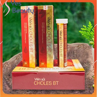 VIÊN SỦI CHOLES BT - Hỗ Trợ Giảm Mỡ Máu Cân Bằng Chuyển Hóa Ổn Định Chỉ Số Lipid Cơ Thể - CHÍNH HÃNG HỘP 20 VIÊN