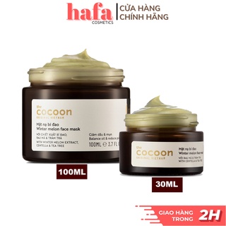 Mặt nạ bí đao Cocoon giảm dầu và mụn ẩn Winter Melon Face Mask