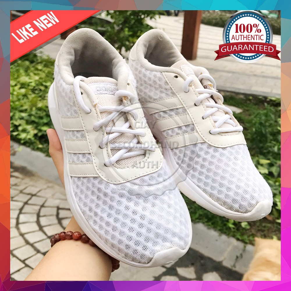 giày adidas NEO lite racer shoes 2hand trắng siêu đẹp cho nữ