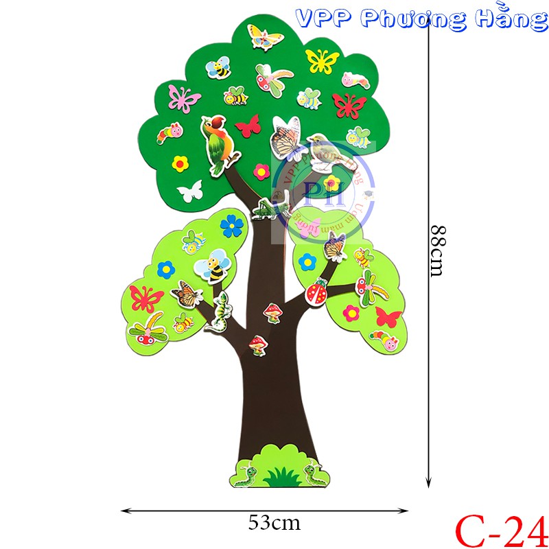 Cây xốp trang trí mầm non cỡ lớn