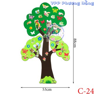 Cây xốp trang trí mầm non cỡ lớn