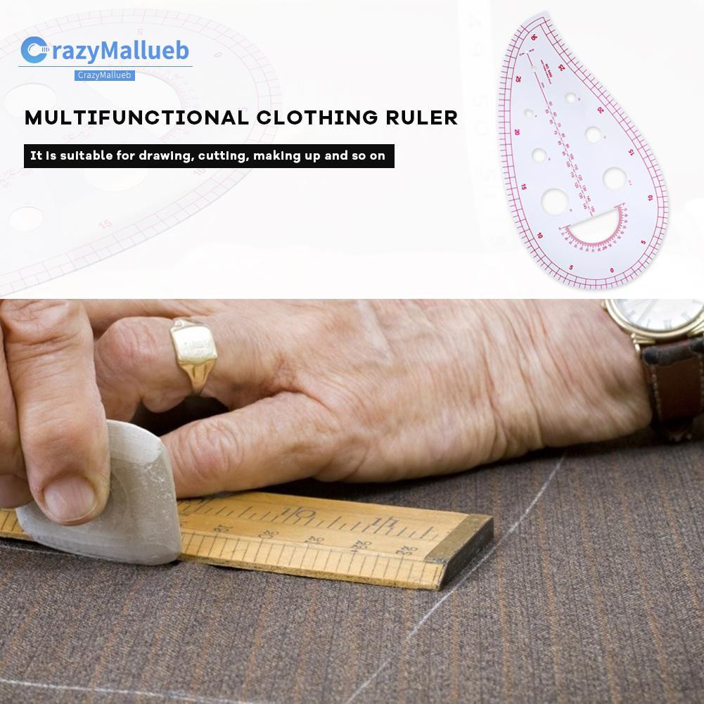 Crazymallueb❤French Curve Metric Sewing Ruler Plastic Tailor Dressmaking Pattern Making Tools❤New