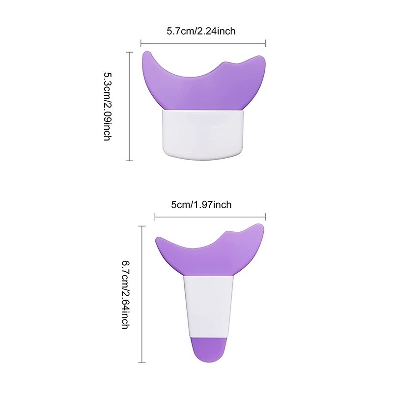 Dụng cụ / miếng silicone hỗ trợ kẻ mắt/ chuốt mi mascara/ tạo bọng mắt