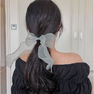 Cột tóc nơ mây ( voan ) dịu dàng, mong manh TOC07