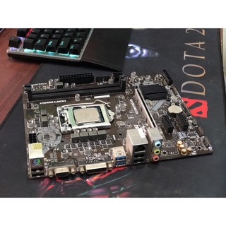 Combo main msi h310 + cpu intel core i3 9100f ram 8gb