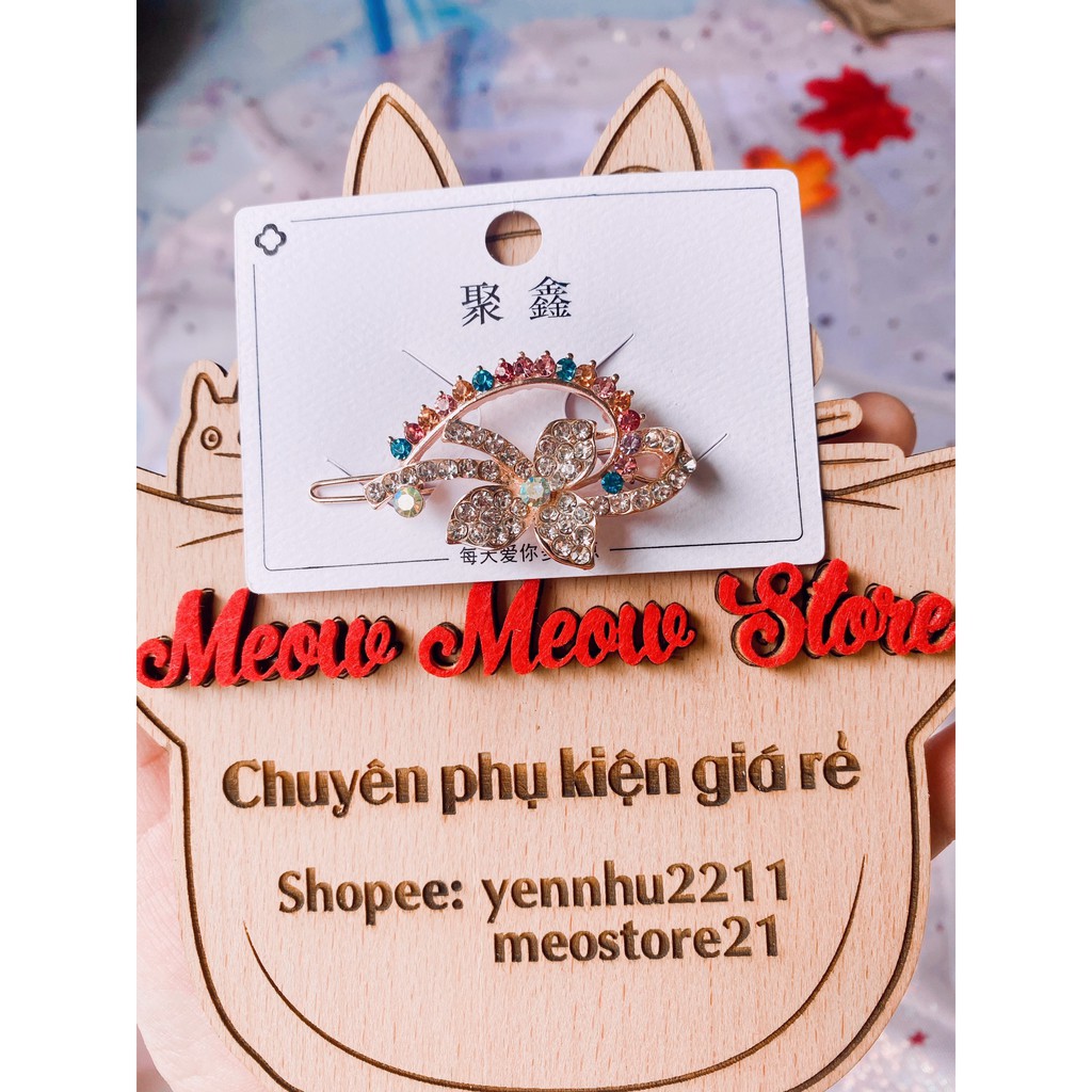 ❣️Ảnh thật+Video❣️Kẹp Đính Đá Cao Cấp Phong Cách Hàn Quốc❣️