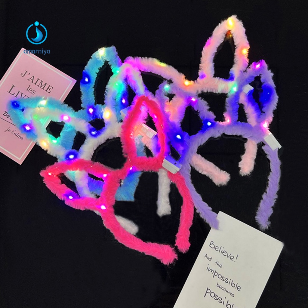 Băng Đô Hóa Trang Có Đèn LED Phát Sáng