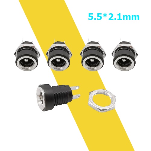 Jack sạc DC 022B chuẩn 5.5mm x 2.1mm