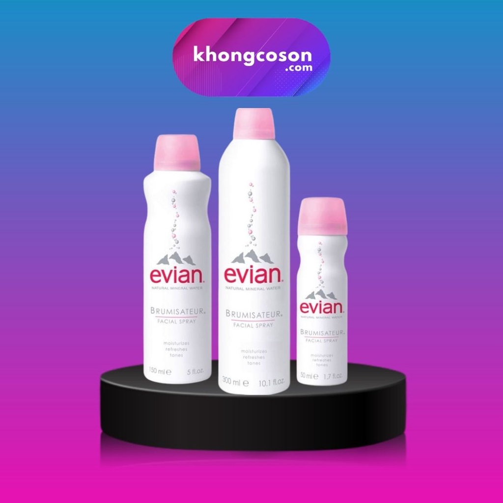 Nước Xịt Khoáng Evian Facial Spray EV300ML - Khongcoson