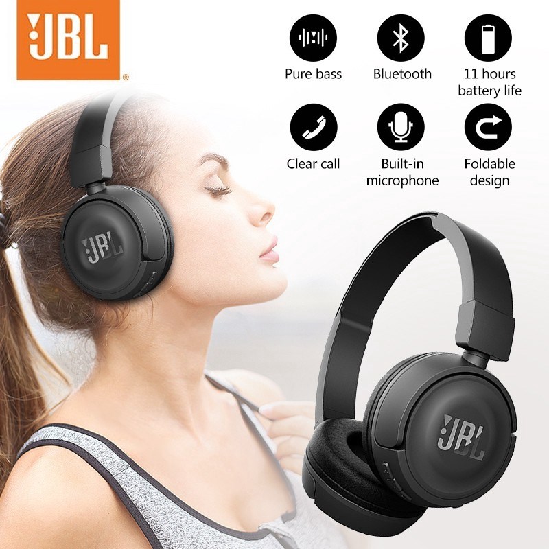 Tai Nghe Bluetooth Thể Thao Jbl T450Bt Âm Thanh Sống Động Chất Lượng Cao