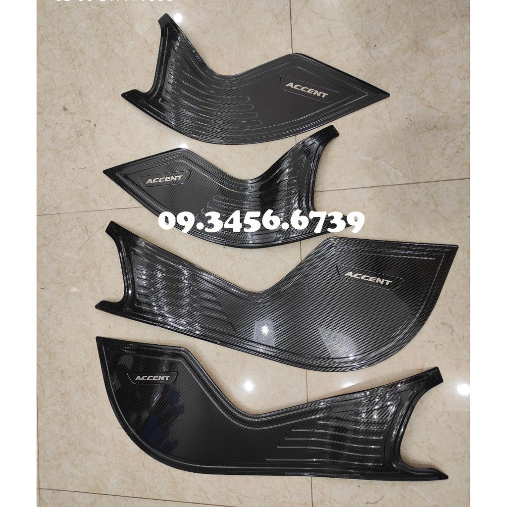 Ốp Tapli Cửa Xe Hyundai Accent 2018 2019 2020 2021 tặng kèm thêm keo 3.M