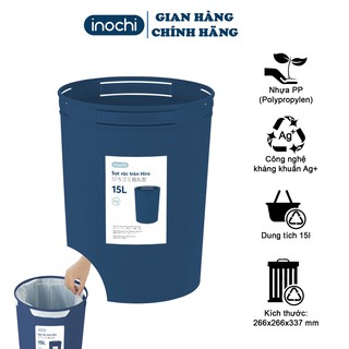 THÙNG RÁC TRÒN HIRO INOCHI 15L