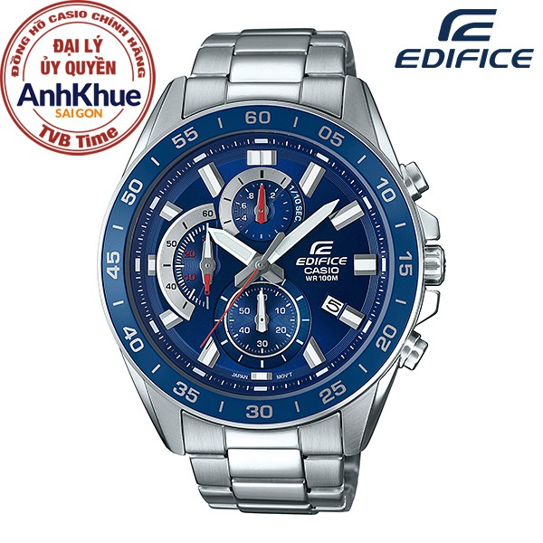 Đồng hồ nam dây kim loại Casio Edifice chính hãng Anh Khuê EFV-550D-2AVUDF