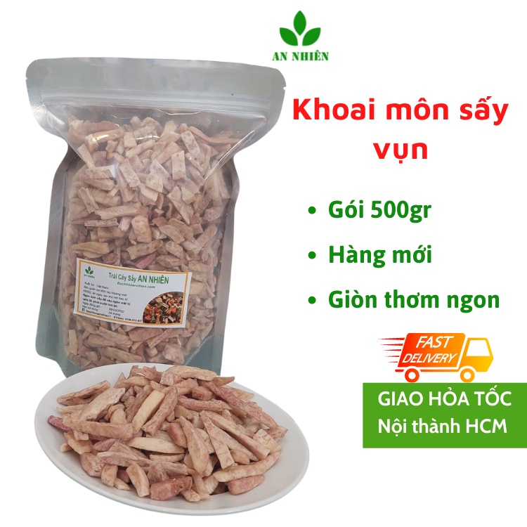 Khoai môn sấy hàng vụn An Nhiên 500gr