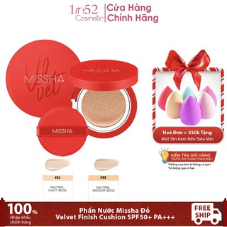 Phấn Nước Missha Đỏ Velvet Finish Cushion SPF50+ PA+++ 15g